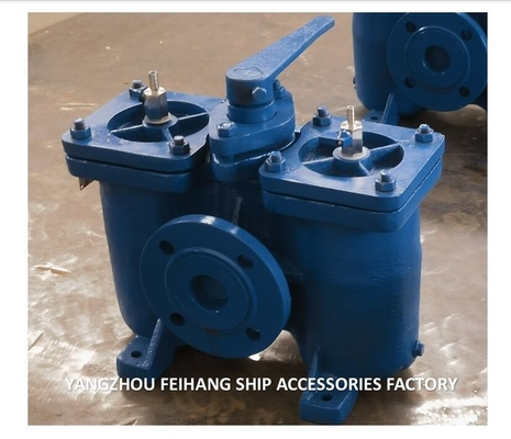 Duplex basket oil Filter AS16050-0.18/0.13 CB/T425-94 for Continuous Operations Without Cleaning Shutdown