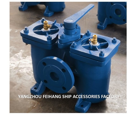 Duplex Oil Strainer Model:As25-0.40/0.22 Cb/T425-94 Duplex Oil Filters For Lube Oil Pump Suction Filter