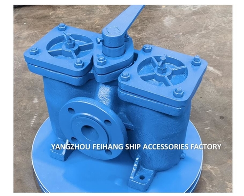 Duplex Oil Strainer Model:As25-0.40/0.22 Cb/T425-94 Duplex Oil Filters For Lube Oil Pump Suction Filter