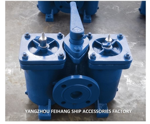 Duplex Oil Strainer Model:As25-0.40/0.22 Cb/T425-94 Duplex Oil Filters For Lube Oil Pump Suction Filter