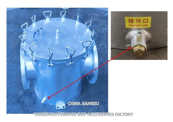 Main Engine Sea Water Strainer Model: AS250 CB/T497-1994 Main Engine Coarse Water Strainer