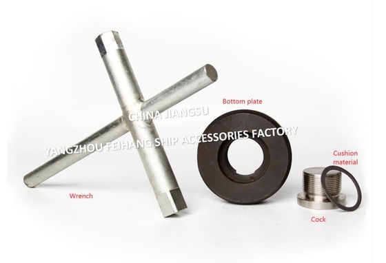 Ship'S Bottom Plugs And Spanners WithCarbon steel seat plate, stainless steel plug valve， Chloroprene Rubber Cushion