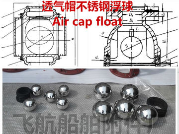 Float ball- air cap float - air cap float - ballast tank air cap float