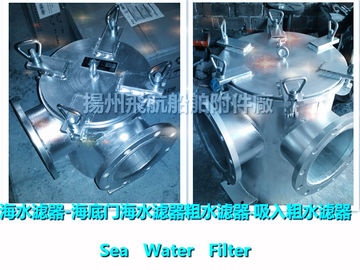 BR, BRS type right right angle sea water filter right right angle suction coarse water