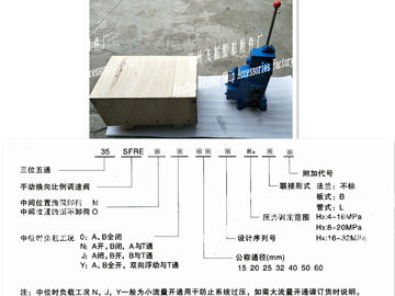 Manual proportioning valve 35SFRE-MO40-H3