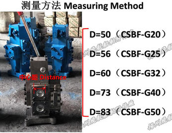 CSBF-G32 marine manual proportional flow directional compound valve and CSBF-G32 remote co