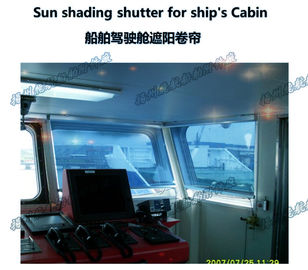 FT001- blue model marine shade shutters - cockpit light shade shutters