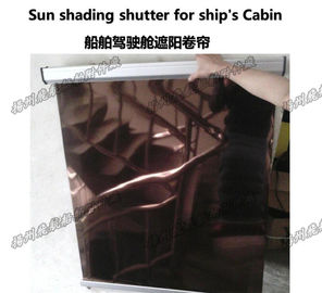 FT001- blue model marine shade shutters - cockpit light shade shutters