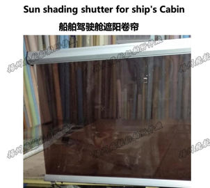 FT002- grey model marine sunshade curtain spring automatic positioning cabin shade shade