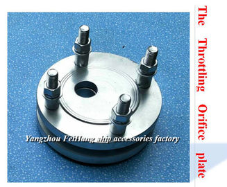 Adjustable flow Orifice plate The Throttling Orifice plate