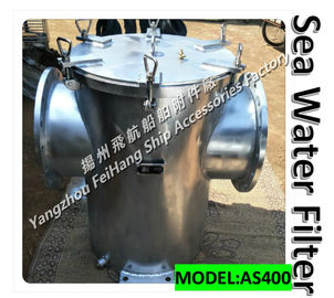 CB/T497-1994 marine rough water filter, carbon steel galvanized suction coarse water filter, stainless steel suction coa