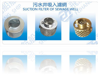 High-quality Copper Suction strainer for marine use, suction strainer for copper sewage wells a80h cb*623-1980