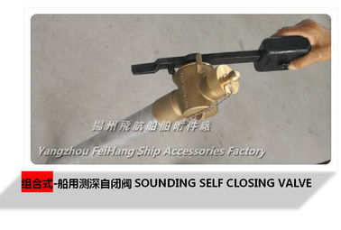 Marine Foot-type sounding self-closing device, combined measuring depth self-closing valve DN50 cb/t3778-99