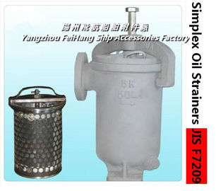 Shipbuilding-Simplex Oil Strainers JIS F7209