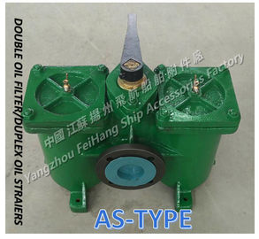 AS80 0.75/0.26 CB/T425-1994 Double oil strainers-Duplex oil filter