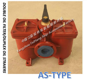 AS80 0.75/0.26 CB/T425-1994 Double oil strainers-Duplex oil filter