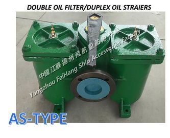 AS80 0.75/0.26 CB/T425-1994 Double oil strainers-Duplex oil filter