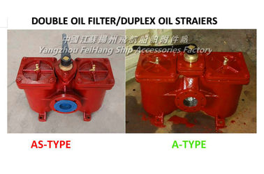 Fuel oil separator outlet double oil filter AS80-0.18/0.13 CB/T425-94