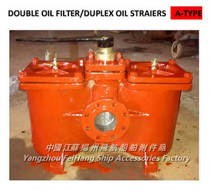 Fuel oil separator outlet double oil filter AS80-0.18/0.13 CB/T425-94