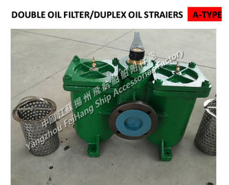 Fuel oil separator outlet double oil filter AS80-0.18/0.13 CB/T425-94