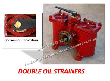 D.O. DELIVERY PUMP SUCTION DOUBLE OIL FILTER MODEL:A80-0.75/0.26 CB/T425-94