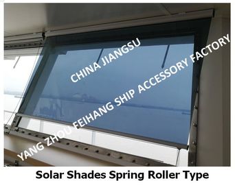 IMPA150721-Solar Shades Spring Roller Type,Boat cockpit shade roller blind