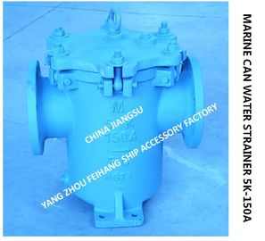 Japanese standard cast iron cylindrical seawater filter for sea water pipeline JIS 5K-150A LA-TYPE