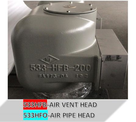 AIR VENT HEAD NO.533HFB-65A FOR FRESH WATER TANK BILGE WATER TANK AIR PIPE HEAD NO.533HFB-125A