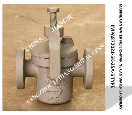 Bulk sea water pump imported Japanese standard straight-through cylindrical sea water filter JIS 5K-25A S-TYPE