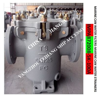 IMPA872008-JIS 5K-5K-125A- LA-TYPE main engine sea water pump inlet straight cylindrical sea water filter