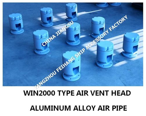 WIN2000 TYPE AIR VENT HEAD ALUMINUM ALLOY AIR PIPE SHIPBUILDING-FLOAT BALL TYPE ALUMINUM ALLOY AIR PIPE HEAD