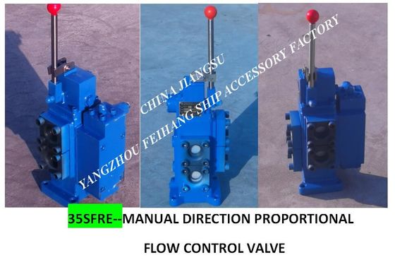 Manual proportional valve for shipbuilding, manual proportional flow directional valve for ship 35SFRE-MY15-H3