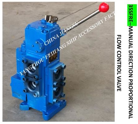 Manual proportional valve for shipbuilding, manual proportional flow directional valve for ship 35SFRE-MY15-H3