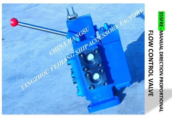 Manual proportional valve for shipbuilding, manual proportional flow directional valve for ship 35SFRE-MY15-H3