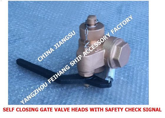 Bronze sounding self-closing valve for fresh water tank, bronze gate valve type self-closing measuring pipe head 37NF-65