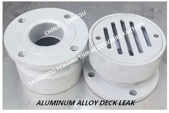 Made in China-YA round marine aluminum alloy deck leak-round marine aluminum floor drain CB/T3885-2014