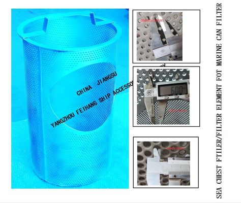 FILTER ELEMENT FOR MARINE CAN WATER FILTER SUS316L DN400,Mesh-4mm