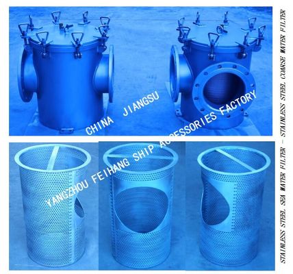 RIGHT-ANGLE MARINE STAINLESS STEEL SUCTION COARSE WATER FILTER-STRAIGHT-THROUGH STAINLESS STEEL MARINE SEA WATER FILTER