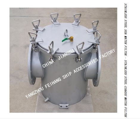 Right Angle Stainless Steel Sea  Water Filter For Marine Seawater Cooling System Model:BLS250 CB/T497-2012