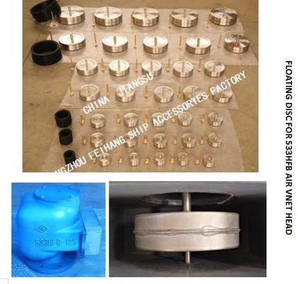 Stainless Steel 304 FLOAT DISC FOR BALLAST TANK AIR PIPE HEAD NO.533HFB-65