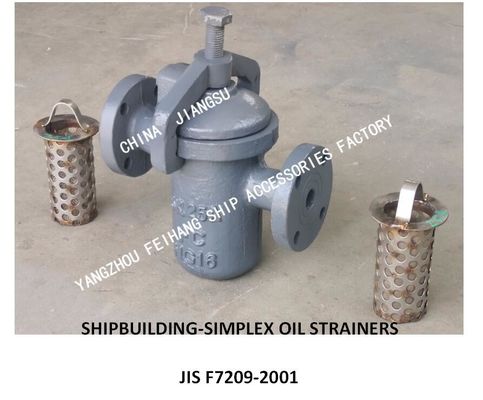 SIMPLEX OIL STRAINERS FOR MARINE OIL PURIFIER EXPORT  MODEL:FH-200A S-TYPE JIS F7209