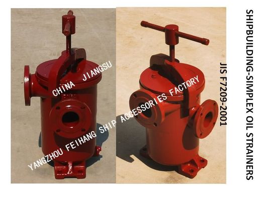 SIMPLEX OIL STRAINERS FOR MARINE OIL PURIFIER EXPORT  MODEL:FH-200A S-TYPE JIS F7209