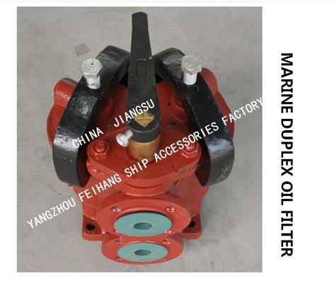 DOUBLE CRUDE OIL FILTER  LIGHT DIESEL OIL TRANSFER PUMP , OIL PURIFIER OUTLET DOUBLE OIL FILTERMODEL: FH-65A F7202