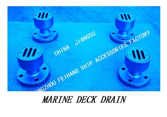 Q235-A Carbon Steel Galvanized Marine Floor Drain-Marine Round Water Leak-Marine Round Water Leak with Flange YBS32 CB/T