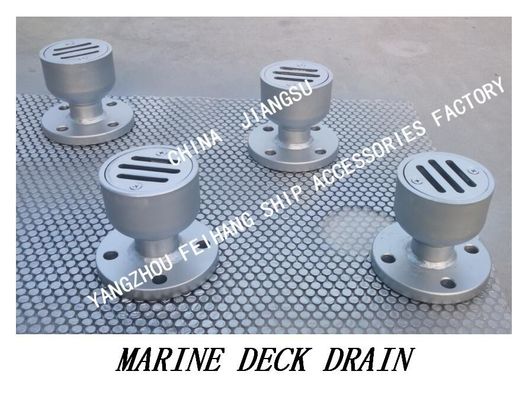 Q235-A Carbon Steel Galvanized Marine Floor Drain-Marine Round Water Leak-Marine Round Water Leak with Flange YBS32 CB/T