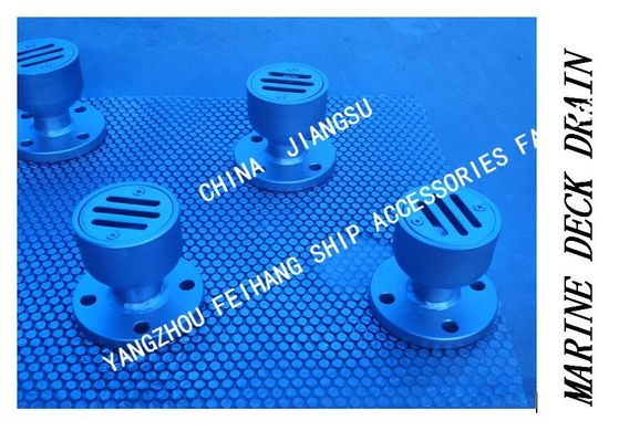 YB type marine oblong floor drain, oblong deck floor drain with flange, oblong deck drain with flange