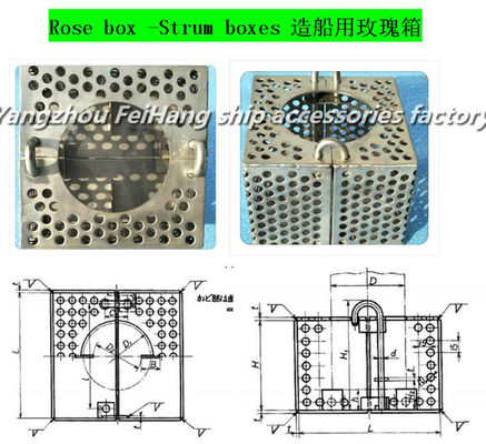 JIS F7206-1998 MARINE ROSE BOX, JAPANESE STANDARD ROSE BOX, MARINE STEEL PLATE BILGE WATER FILTER BOX