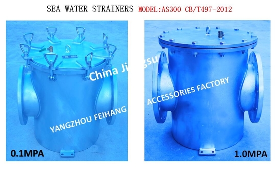 Filtered Sea WaterSea Water Filter, Single Sea Water Filter, Sea Water Straines-Model-AS300 CB/T497-2012