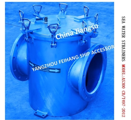 Filtered Sea WaterSea Water Filter, Single Sea Water Filter, Sea Water Straines-Model-AS300 CB/T497-2012