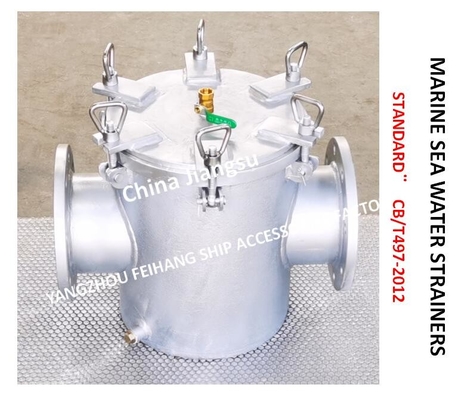 Carbon steel hot dip galvanized  SEA WATER STRAINERS MODEL:AS150 CB/T497-2012